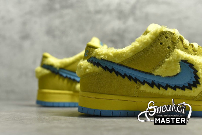 NIKE GRATEFUL DEAD X SB DUNK LOW YELLOW BEAR OPTI YELLOW/BLUE FURY CJ5378-700