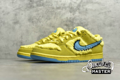 NIKE GRATEFUL DEAD X SB DUNK LOW YELLOW BEAR OPTI YELLOW/BLUE FURY CJ5378-700