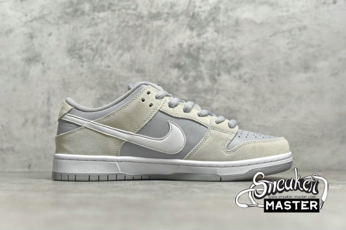 NIKE SB DUNK LOW SUMMIT WHITE/WHITE-WOLF GREY AR0778-110