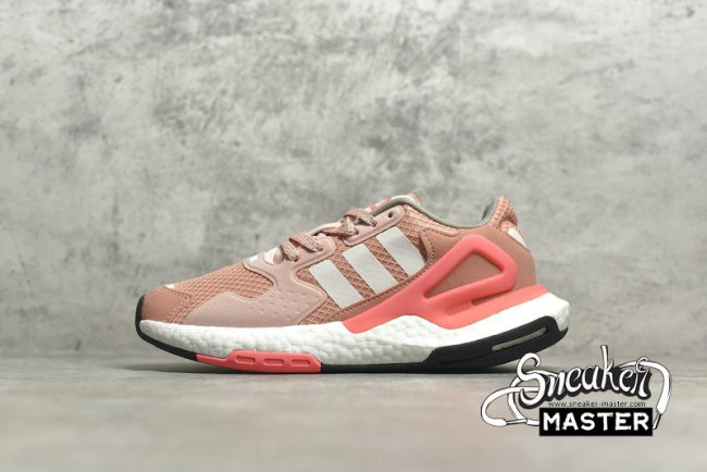 ADIDAS DAY JOGGER SHOES TRACE PINK/CLOUD WHITE/SEMI FLASH RED FW4828