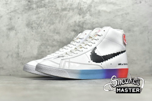 NIKE BLAZER MID 77 HAVE A GOOD GAME WHITE/WHITE-BRIGHT CRIMSON-BLACK DC3280-101