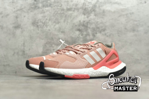 ADIDAS DAY JOGGER SHOES TRACE PINK/CLOUD WHITE/SEMI FLASH RED FW4828