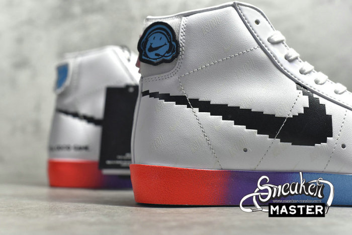 NIKE BLAZER MID 77 HAVE A GOOD GAME WHITE/WHITE-BRIGHT CRIMSON-BLACK DC3280-101