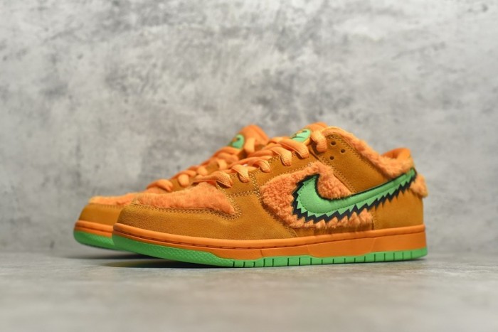 NIKE GRATEFUL DEAD X SB DUNK LOW ORANGE BEAR ORANGE/GREEN CJ5378-800