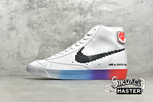 NIKE BLAZER MID 77 HAVE A GOOD GAME WHITE/WHITE-BRIGHT CRIMSON-BLACK DC3280-101