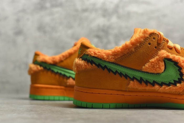 NIKE GRATEFUL DEAD X SB DUNK LOW ORANGE BEAR ORANGE/GREEN CJ5378-800