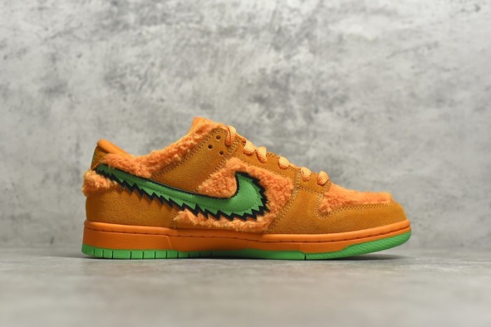 NIKE GRATEFUL DEAD X SB DUNK LOW ORANGE BEAR ORANGE/GREEN CJ5378-800