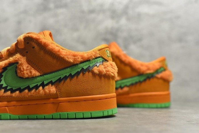NIKE GRATEFUL DEAD X SB DUNK LOW ORANGE BEAR ORANGE/GREEN CJ5378-800