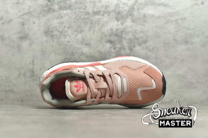 ADIDAS DAY JOGGER SHOES TRACE PINK/CLOUD WHITE/SEMI FLASH RED FW4828