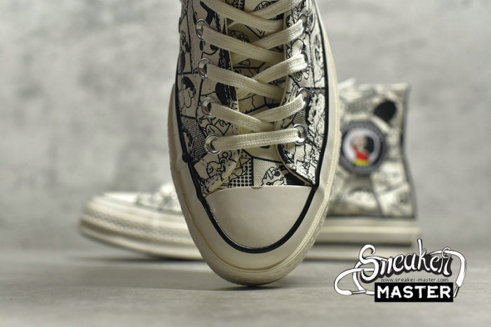 CONVERSE CRAYON SHIN-CHAN X CHUCK TAYLOR ALL STAR HIGH TOP WHITE/WHITE/BLACK 168821C
