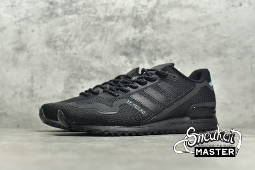 ADIDAS ZX 750 HD SHOES CORE BLACK/CORE BLACK/BRIGHT CYAN FV8488