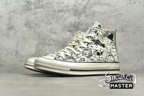 CONVERSE CRAYON SHIN-CHAN X CHUCK TAYLOR ALL STAR HIGH TOP WHITE/WHITE/BLACK 168821C