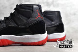 NIKE AIR JORDAN 11 RETRO GS BRED 2019 BLACK/WHITE-VARSITY RED 378038-061