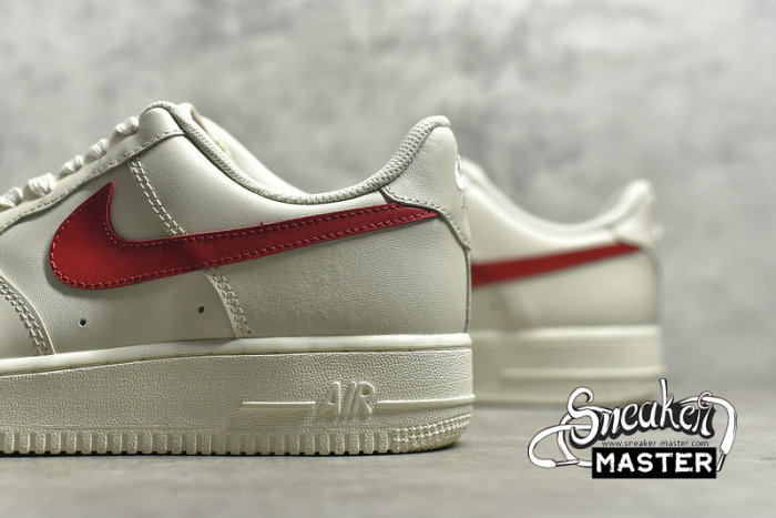 NIKE AIR FORCE 1 LOW 07 SAIL/WHITE/UNIVERSITY RED 315122-126