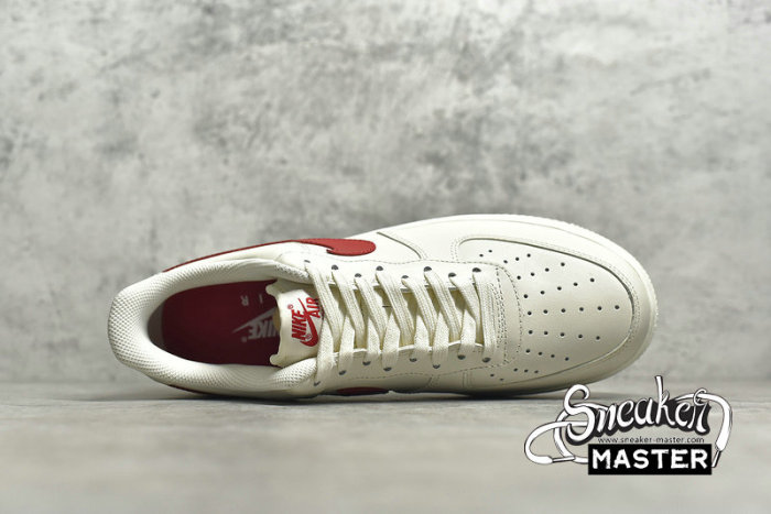 NIKE AIR FORCE 1 LOW 07 SAIL/WHITE/UNIVERSITY RED 315122-126