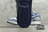 NIKE AIR JORDAN 1 LOW WASHED DENIM WASHED BLUE/WHITE/BLUE CZ8455-100