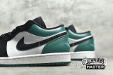 NIKE AIR JORDAN 1 LOW MYSTIC GREEN WHITE/BLACK-MYSTIC GREEN 553558-113