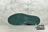 NIKE AIR JORDAN 1 LOW MYSTIC GREEN WHITE/BLACK-MYSTIC GREEN 553558-113