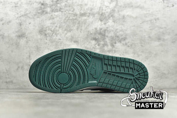 NIKE AIR JORDAN 1 LOW MYSTIC GREEN WHITE/BLACK-MYSTIC GREEN 553558-113