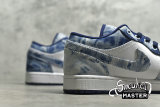 NIKE AIR JORDAN 1 LOW WASHED DENIM WASHED BLUE/WHITE/BLUE CZ8455-100