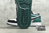 NIKE AIR JORDAN 1 LOW MYSTIC GREEN WHITE/BLACK-MYSTIC GREEN 553558-113