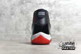 NIKE AIR JORDAN 11 RETRO GS BRED 2019 BLACK/WHITE-VARSITY RED 378038-061