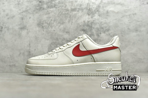 NIKE AIR FORCE 1 LOW 07 SAIL/WHITE/UNIVERSITY RED 315122-126