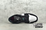 NIKE AIR JORDAN 1 LOW MYSTIC GREEN WHITE/BLACK-MYSTIC GREEN 553558-113