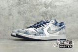 NIKE AIR JORDAN 1 LOW WASHED DENIM WASHED BLUE/WHITE/BLUE CZ8455-100