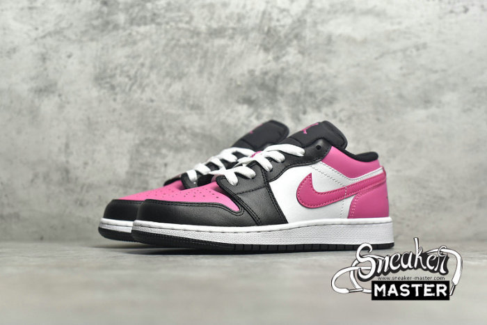 NIKE AIR JORDAN 1 LOW GS PINKSICLE WHITE/PINKSICLE/BLACK 554723-106