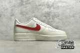 NIKE AIR FORCE 1 LOW 07 SAIL/WHITE/UNIVERSITY RED 315122-126