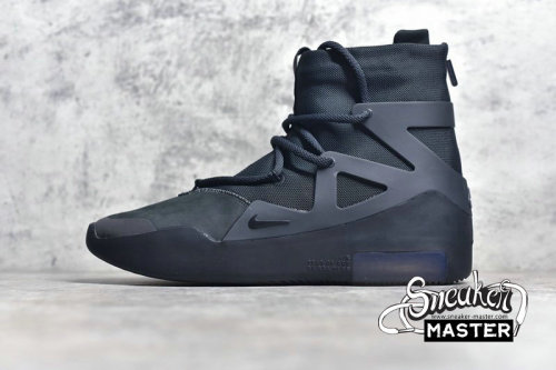 NIKE AIR FEAR OF GOD 1 TRIPLE BLACK BLACK BLACK/BLACK AR4237-005
