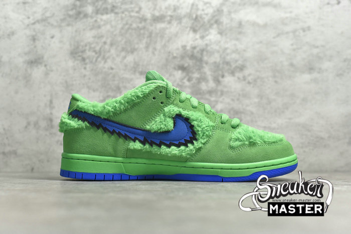 NIKE GRATEFUL DEAD X SB DUNK LOW GREEN BEAR GREEN/BLUE CJ5378-300