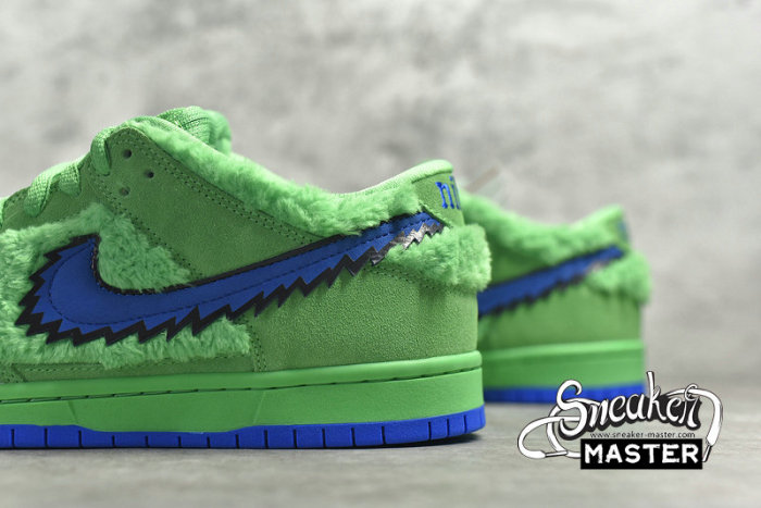 NIKE GRATEFUL DEAD X SB DUNK LOW GREEN BEAR GREEN/BLUE CJ5378-300