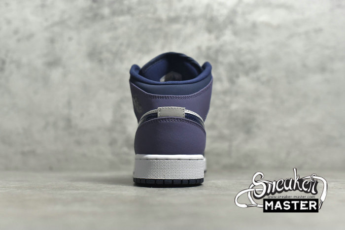 NIKE AIR JORDAN 1 MID GS SANDED PURPLE OBSIDIAN/SANDED PURPLE/WHITE 554725-445