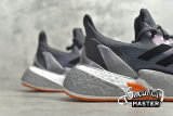 ADIDAS X9000L4 SHOES GREY SIX/CORE BLACK/ORANGE FY2348