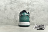 NIKE AIR JORDAN 1 LOW MYSTIC GREEN WHITE/BLACK-MYSTIC GREEN 553558-113
