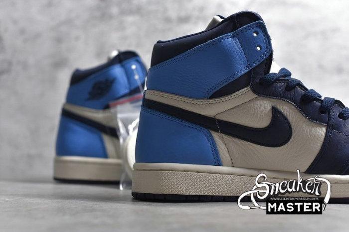 NIKE AIR JORDAN 1 RETRO HIGH OG OBSIDIAN SAIL/OBSIDIAN/UNIVERSITY BLUE 555088-140