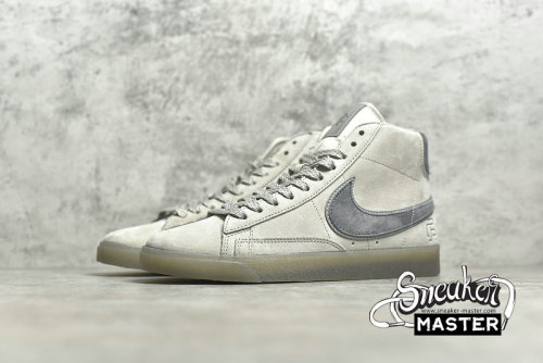 NIKE SB ZOOM BLAZER MID X REIGNING CHAMP LIGHT GREY/DEEP GREY-REFLECTIVE 371761-009
