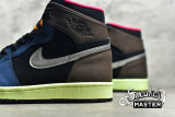 NIKE AIR JORDAN 1 RETRO HIGH TOKYO BIO HACK BAROQUE BROWN/BLACK/LASER ORANGE/RACER PINK 555088-201
