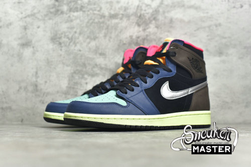 NIKE AIR JORDAN 1 RETRO HIGH TOKYO BIO HACK BAROQUE BROWN/BLACK/LASER ORANGE/RACER PINK 555088-201