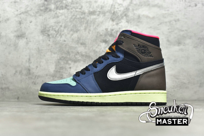 NIKE AIR JORDAN 1 RETRO HIGH TOKYO BIO HACK BAROQUE BROWN/BLACK/LASER ORANGE/RACER PINK 555088-201
