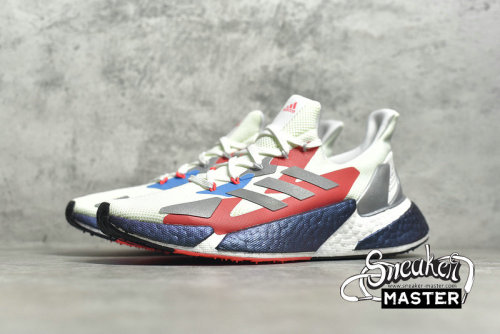 ADIDAS X9000L4 SHOES CRYSTAL WHITE/SILVER METALLIC/SIGNAL GREEN FW8406