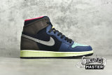 NIKE AIR JORDAN 1 RETRO HIGH TOKYO BIO HACK BAROQUE BROWN/BLACK/LASER ORANGE/RACER PINK 555088-201