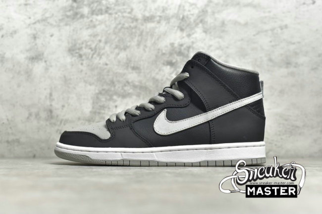 NIKE SB DUNK HIGH SP BLACK/BLACK/LIGHT GREY 854851-067
