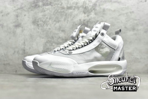 NIKE AIR JORDAN XXXIV LOW PURE MONEY WHITE/METALLIC SILVER-PURE PLATINUM CU3475-100