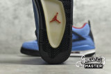 NIKE TRAVIS SCOTT X AIR JORDAN 4 RETRO CACTUS JACK UNIVERSITY BLUE/VARSITY RED-BLACK 308497-406