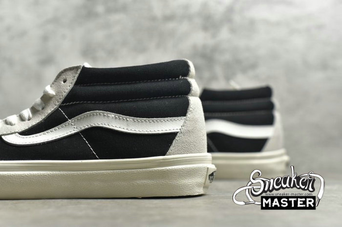 VANS SK8-MID WHITE/BLACK/LIGHT GREY VN0D5IB8C