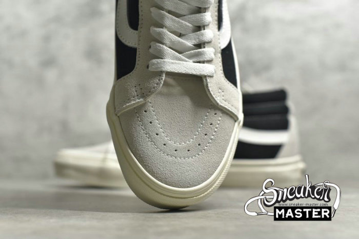 VANS SK8-MID WHITE/BLACK/LIGHT GREY VN0D5IB8C