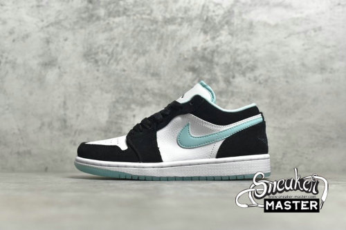NIKE AIR JORDAN 1 LOW ISLAND GREEN WHITE/BLACK/ISLAND GREEN CQ9828-131